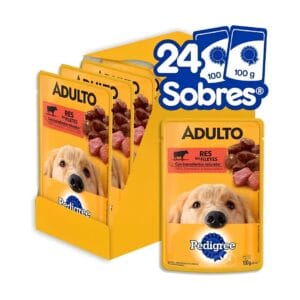 pedigree pate carne 24sobre