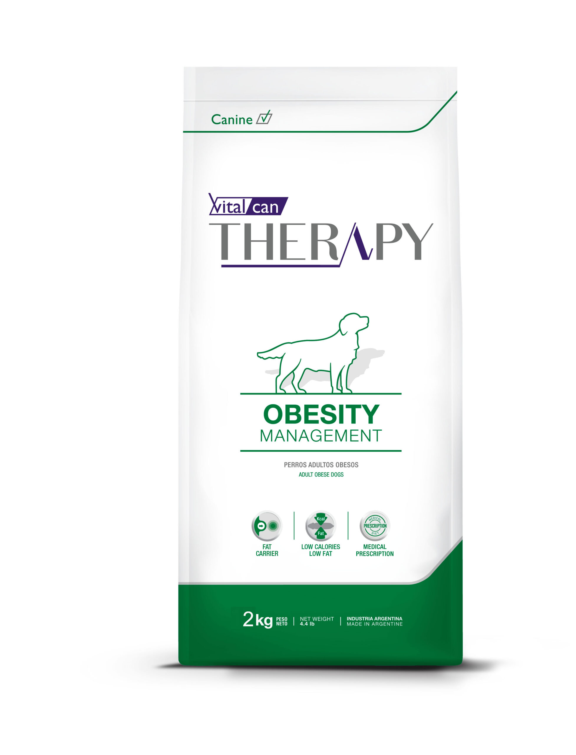 Vitalcan Therapy Manejo de Obesidad Perro 2 kg | DOG CENTER