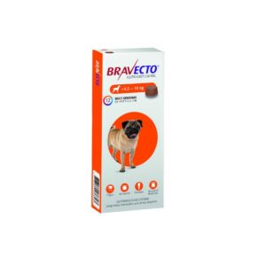 Bravecto Pulgas y Garrapatas Pastilla para Perro 4.5 a 10 kg