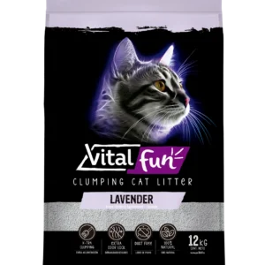 Arena Sanitaria Aglomerante Vitalfun Lavanda para Gatos