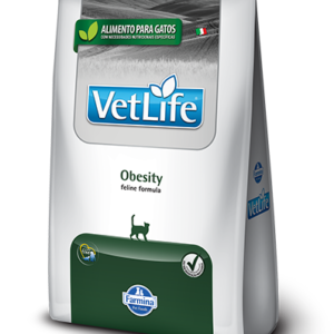 Alimento Farmina Vet Life Natural Feline Obesity para Gatos