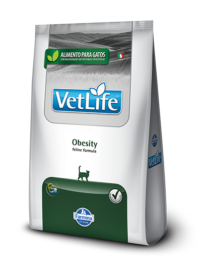 Alimento Farmina Vet Life Natural Feline Obesity para Gatos