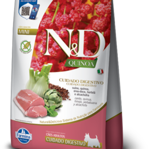 N&D Quinoa Cuidado Digestivo Cerdo para Perros Mini 2.5k