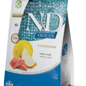 N&D Ocean Feline Salmon y Melon Adultos Castrados 7,5Kg